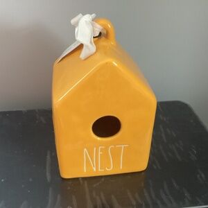 Rae Dunn nest bird house